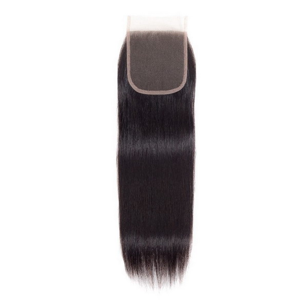 4X4 Straight Human Hair Lace Closure